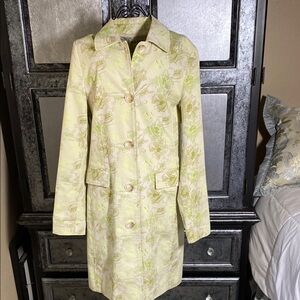 Old Navy Lightweight Floral Green  Coat